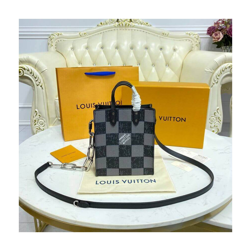 Louis Vuitton Damier Checkerboard Pattern Sac Plat XS N60479