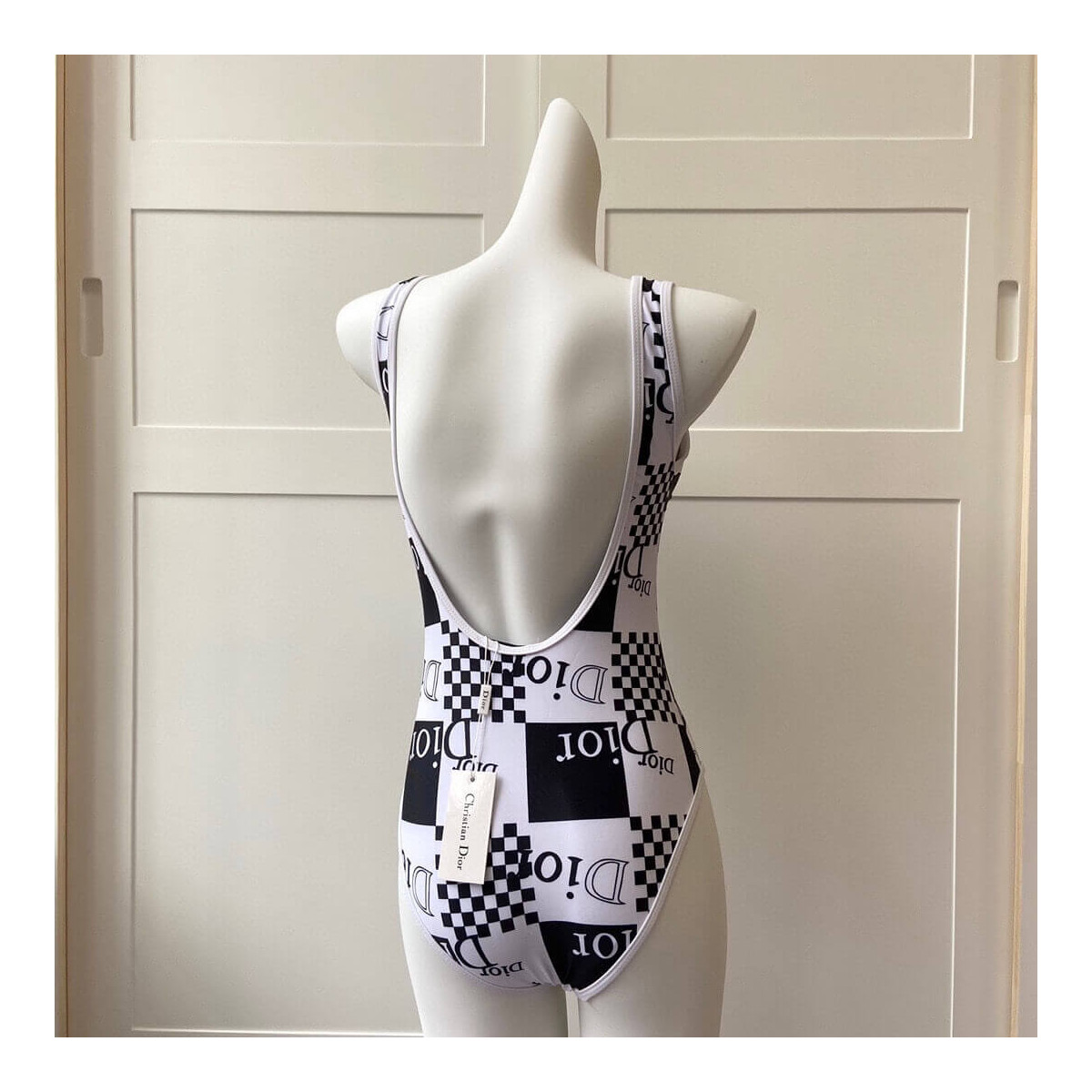 Dior Check One-Piece Swimsuit 259468