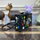 LV x YK Petite Malle with 3D Painted Dots Print M21621 Black