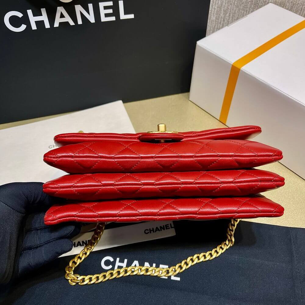 Chanel Lambskin Flap Bag AS3609