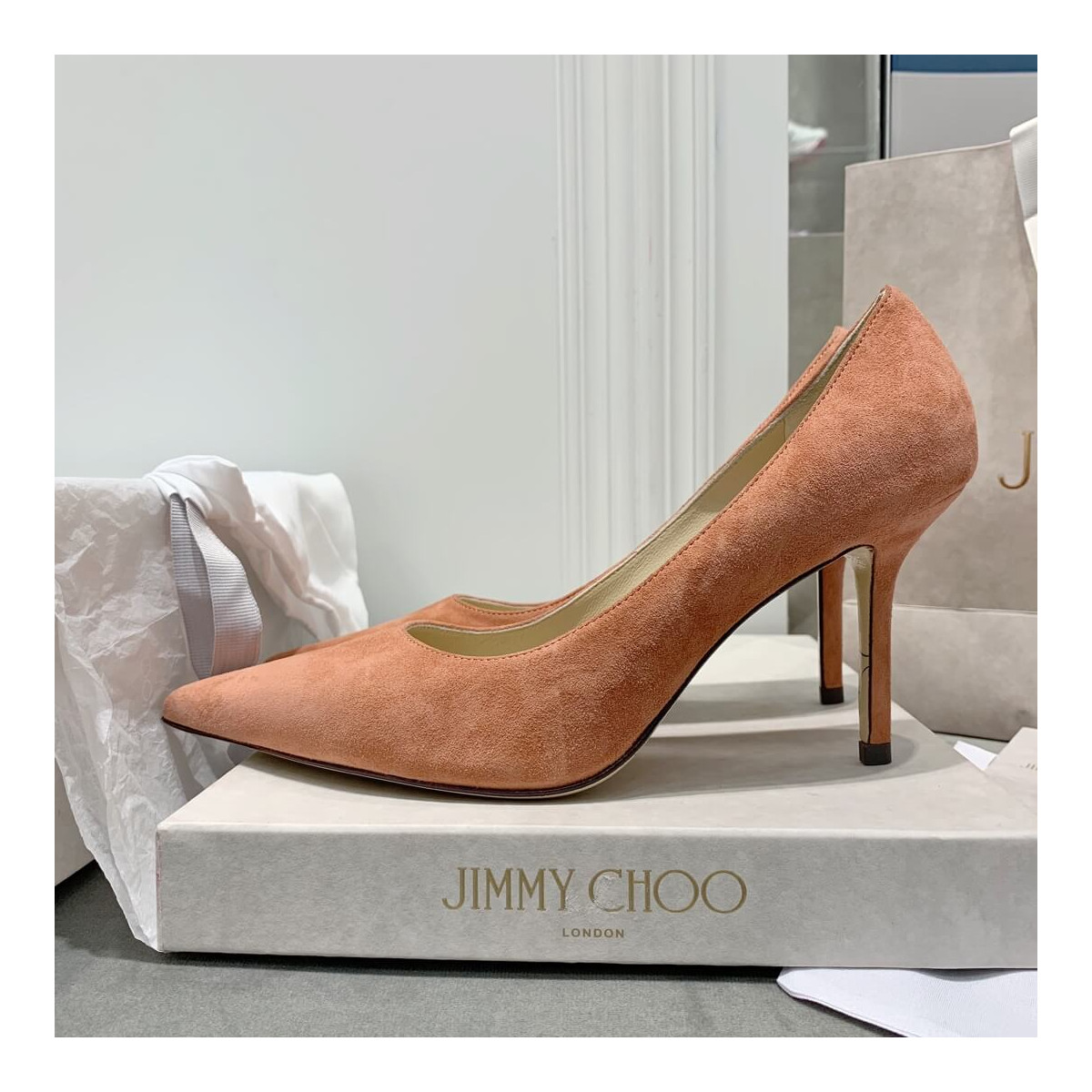 Jimmy Choo Romy Suede Pumps 120011