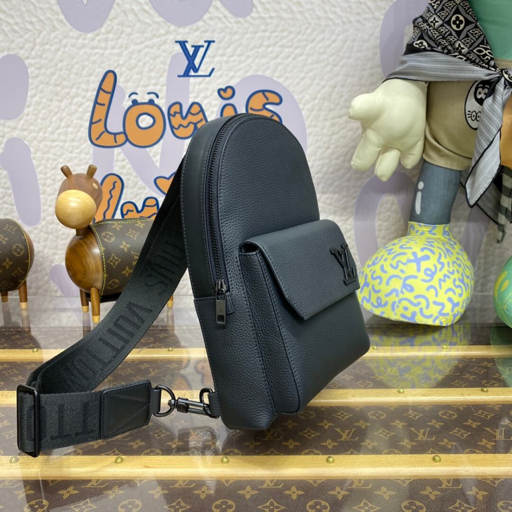 Louis Vuitton Pilot Slingbag Backpack M23736 Black