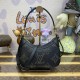 Louis Vuitton Bagatelle Bag M46735 Black Monogram Empreinte With Studs