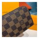 Louis Vuitton Damier Ebene Clemence Wallet N60534 N41626