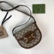 Gucci GG Supreme Horsebit 1955 Mini Rounded Bag 760191