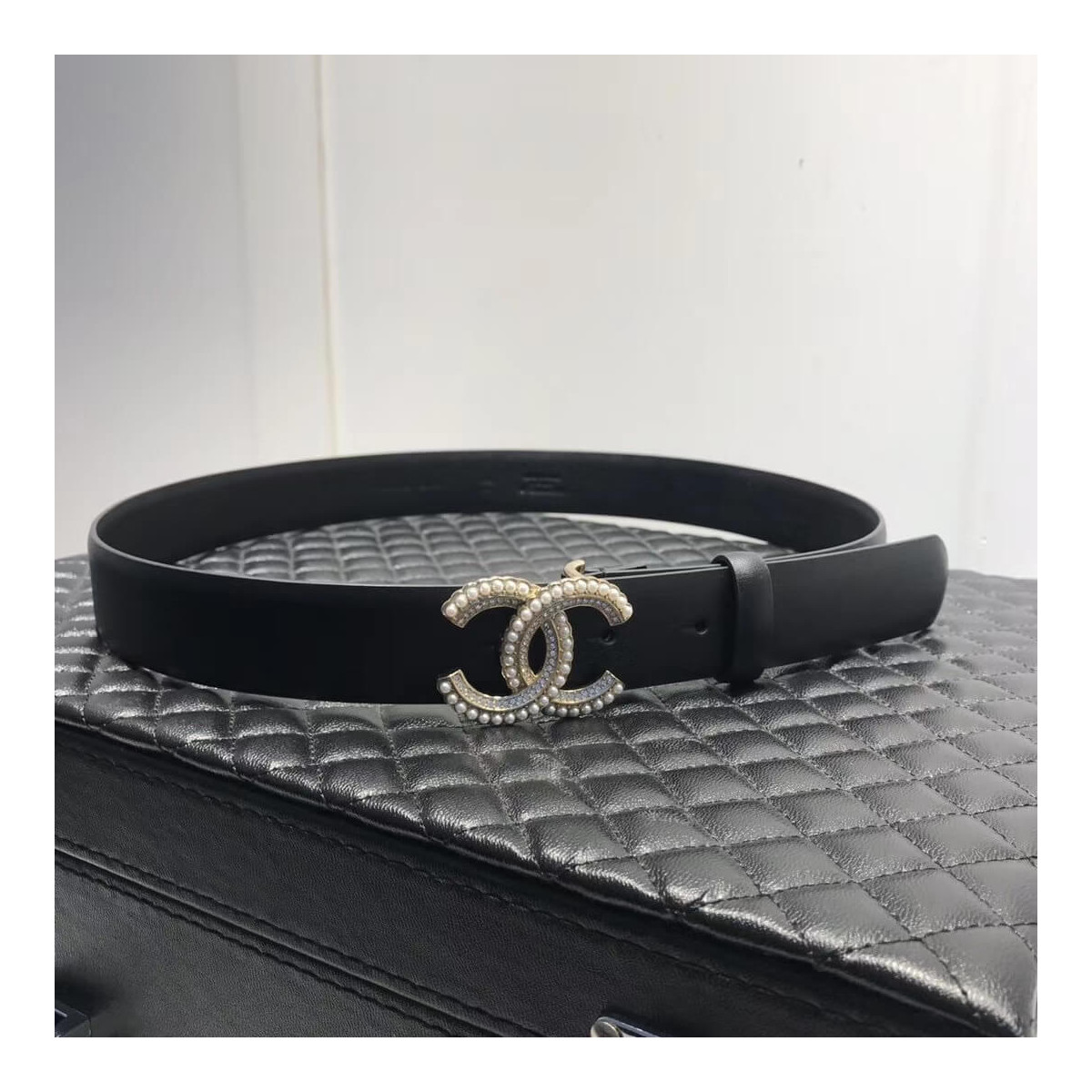 Chanel CC Logo Buckle Belt AA6775