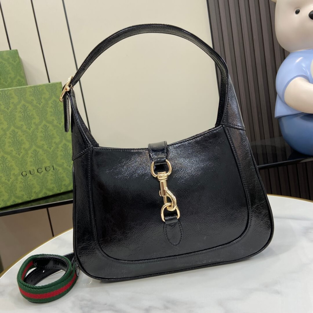 Gucci Jackie Small Shoulder Bag 782849 Patent Leather