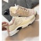 Chanel Tweed Low Cut Sneakers G38299 Pink