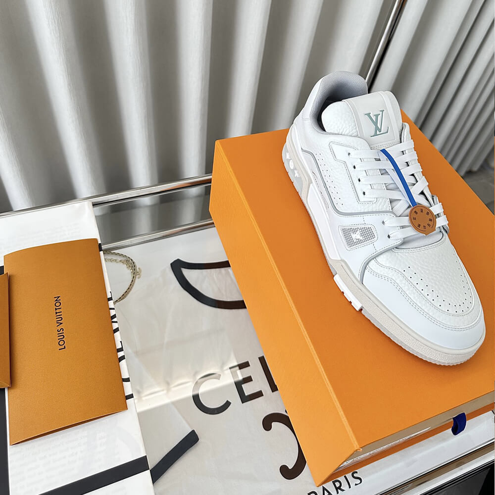 Louis Vuttion LV Trainer Sneaker White 1A8WAR