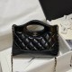 Chanel 31 Mini Shopping Bag Chain Clutch Shiny Lambskin AS3656