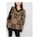 Gucci GG Mohair Wool V-Neck Sweater 639380