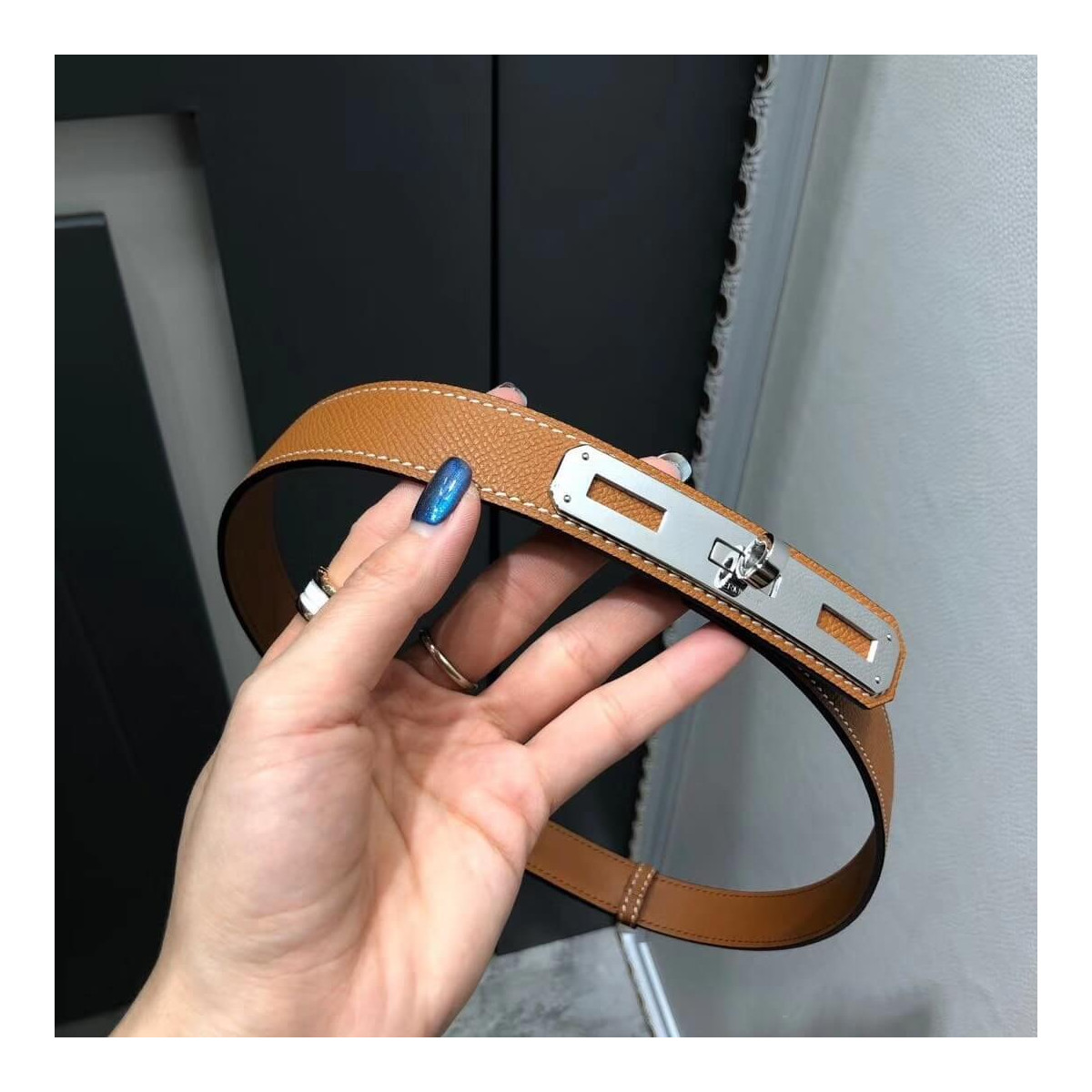 Hermes O&#039;Kelly 24 Belt H07960 Brown