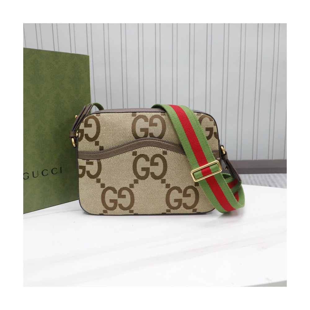 Gucci Messenger Bag With Jumbo GG 675891