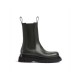 Bottega Veneta Black Lug Boots in Calfskin 592045