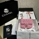 Chanel Mini Flap Bag in Pink Tweed AS3782