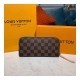 Louis Vuitton Damier Ebene Clemence Wallet N60534 N41626