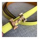 Hermes 5382 Rock Belt Buckle Leather Strap 13mm H0800