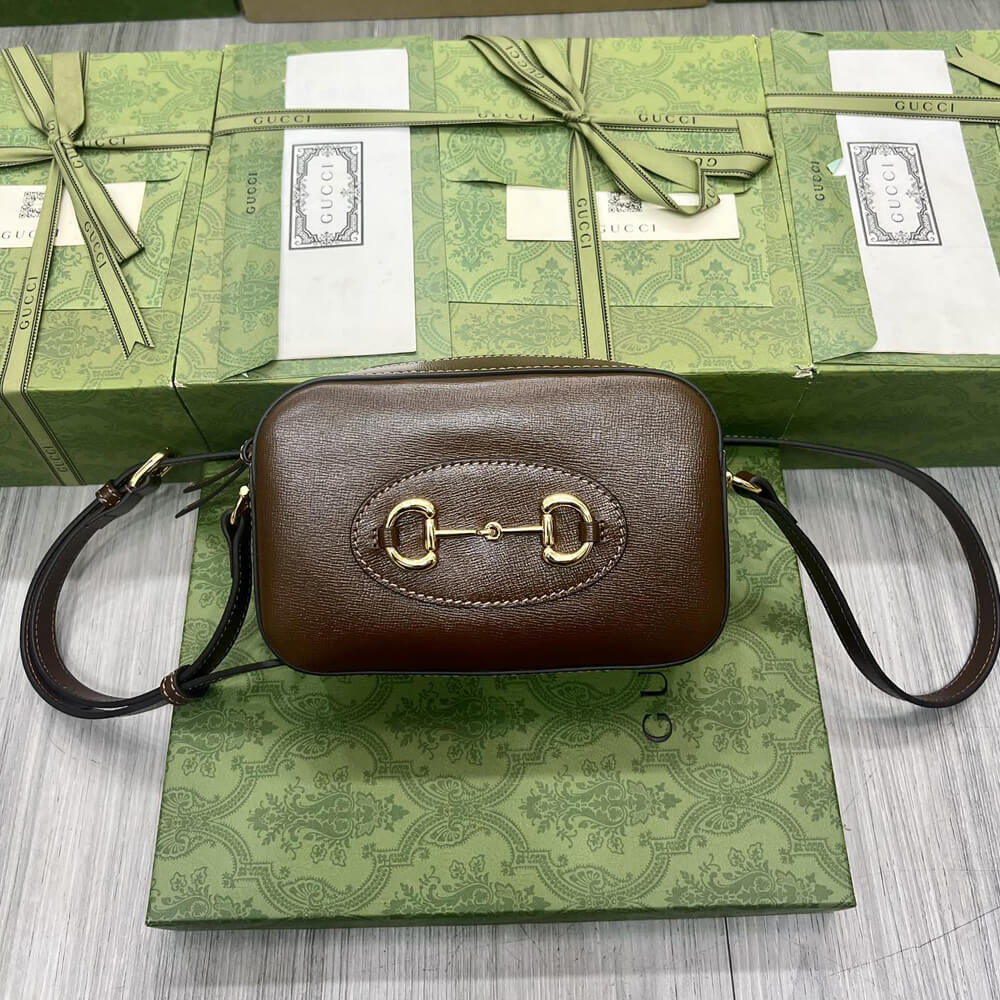 Gucci Horsebit 1955 Leather Small Shoulder Bag 760196