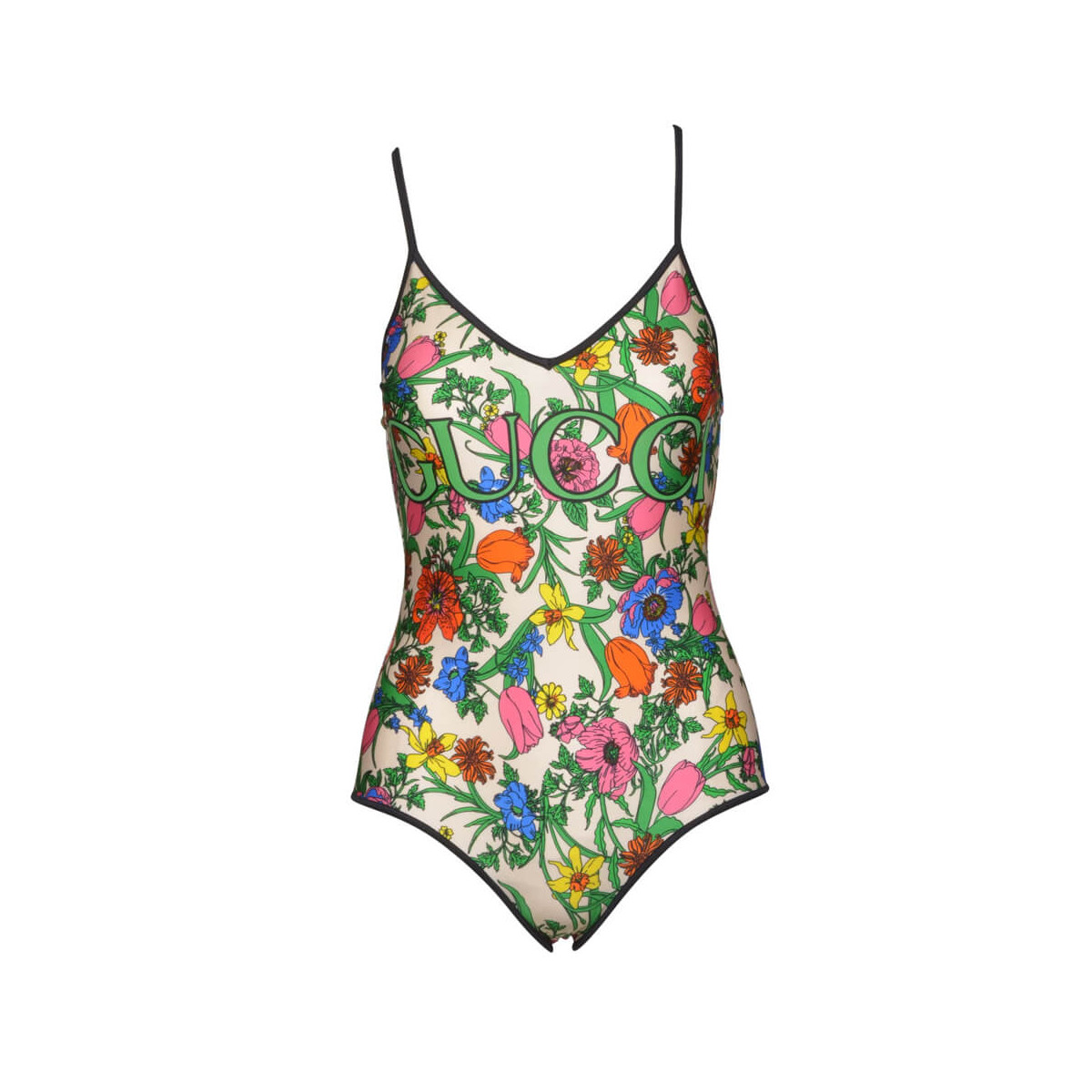 Gucci Pop Flora Print One Piece Swimsuit 514977