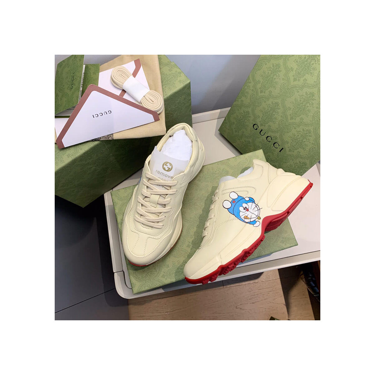 Doraemon x Gucci Rhyton Sneakers 655025