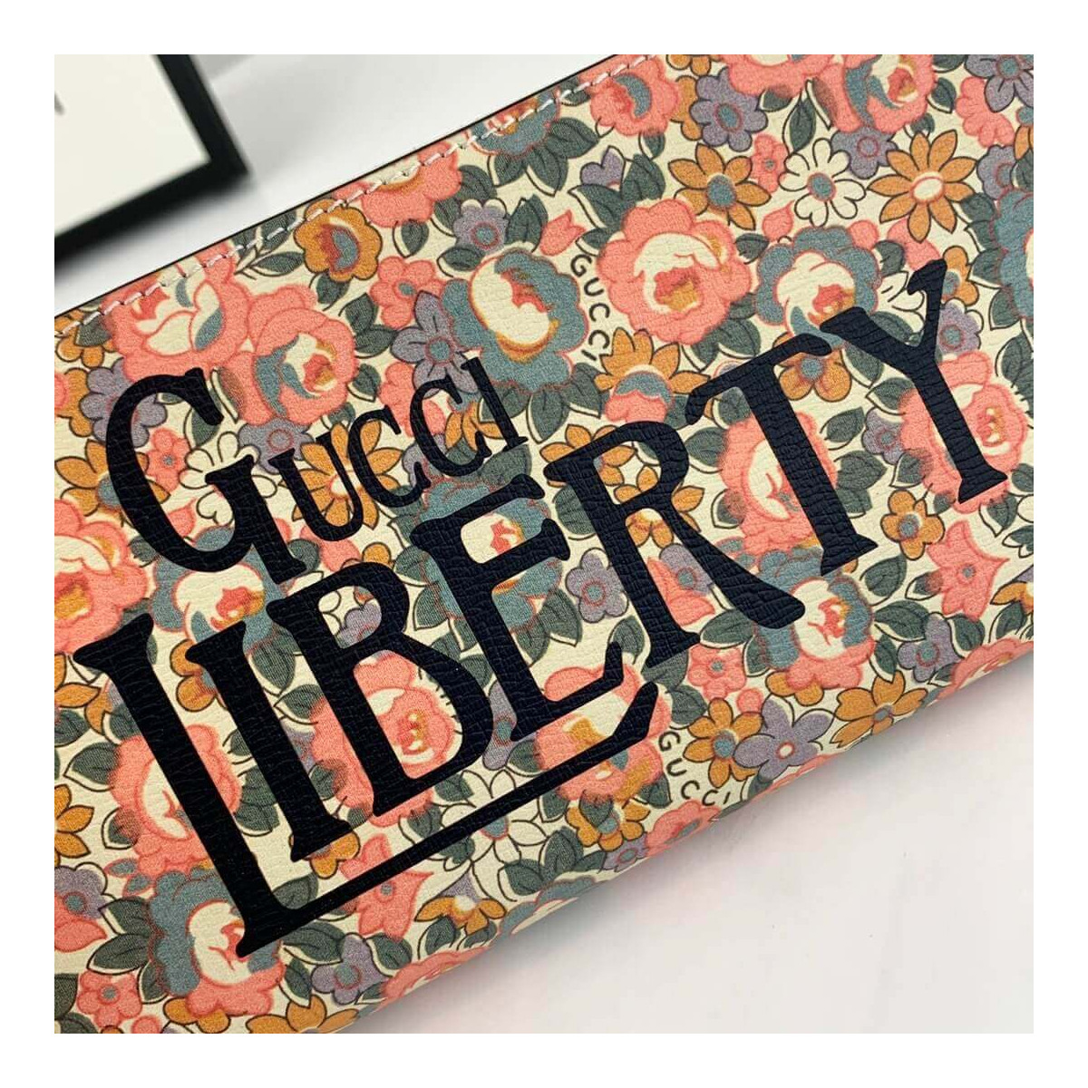 Gucci Horsebit 1955 Liberty London Zip Around Wallet 636249