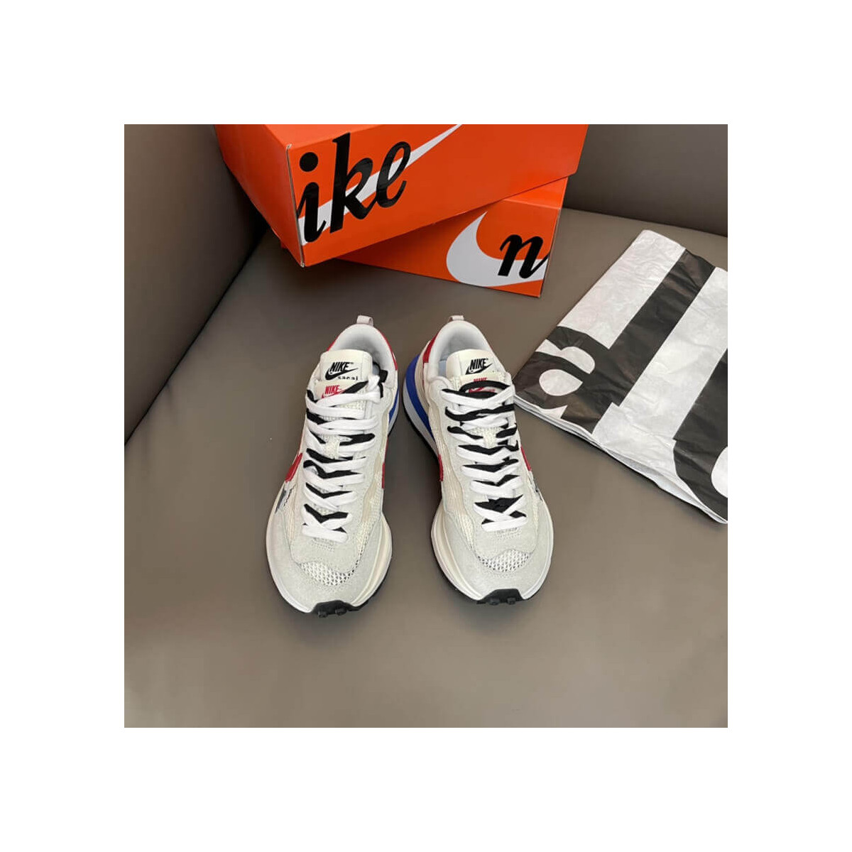 Nike Sacai x VaporWaffle Sail Sneakers DD1875