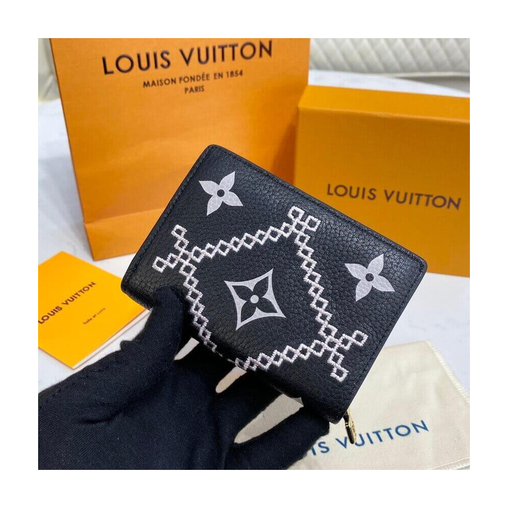 Louis Vuitton Monogram Empreinte Clea Wallet M81212 M81139