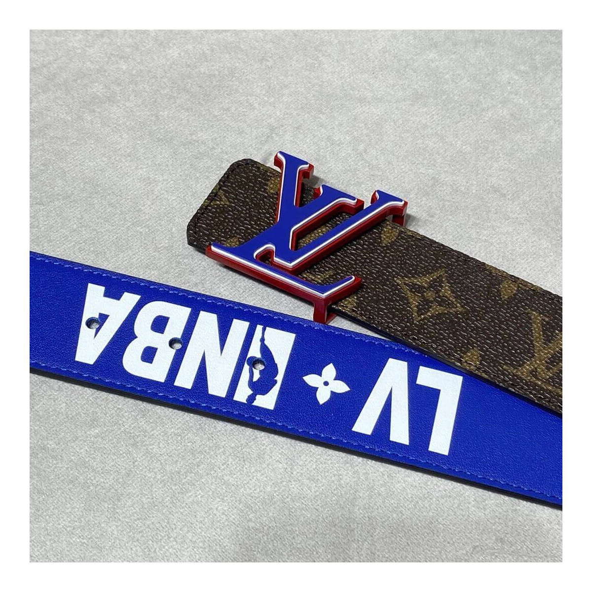 LV x NBA LV 3 Steps 40MM Reversible Belt MP278V