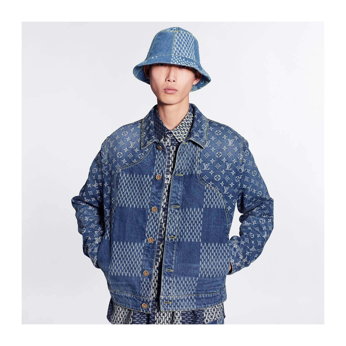 Louis Vuitton x Nigo Damier Giant Rib Jacket 1A7XBV