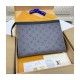 Louis Vuitton Monogram Eclipse Pochette Voyage MM M69535