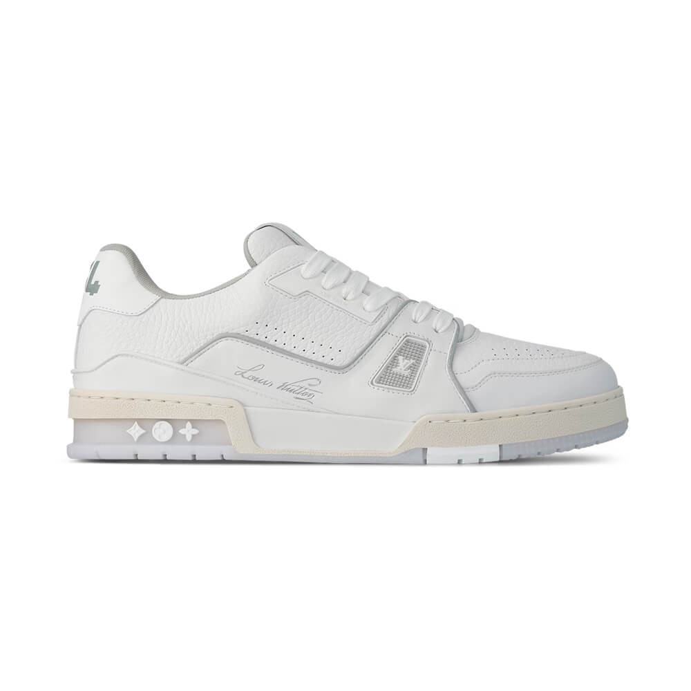 Louis Vuttion LV Trainer Sneaker White 1A8WAR