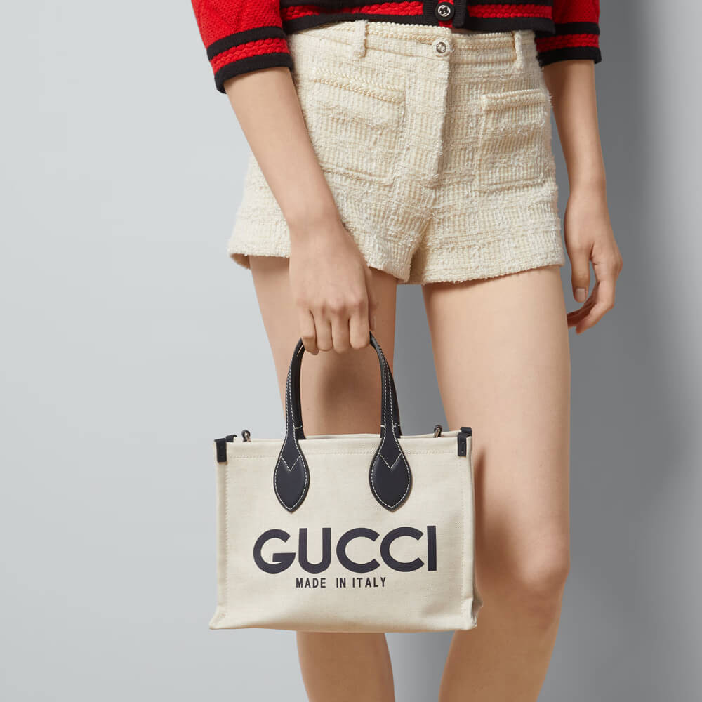 Gucci Mini Tote Bag With Gucci Print 772144