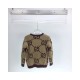 Gucci GG Mohair Wool V-Neck Sweater 639380