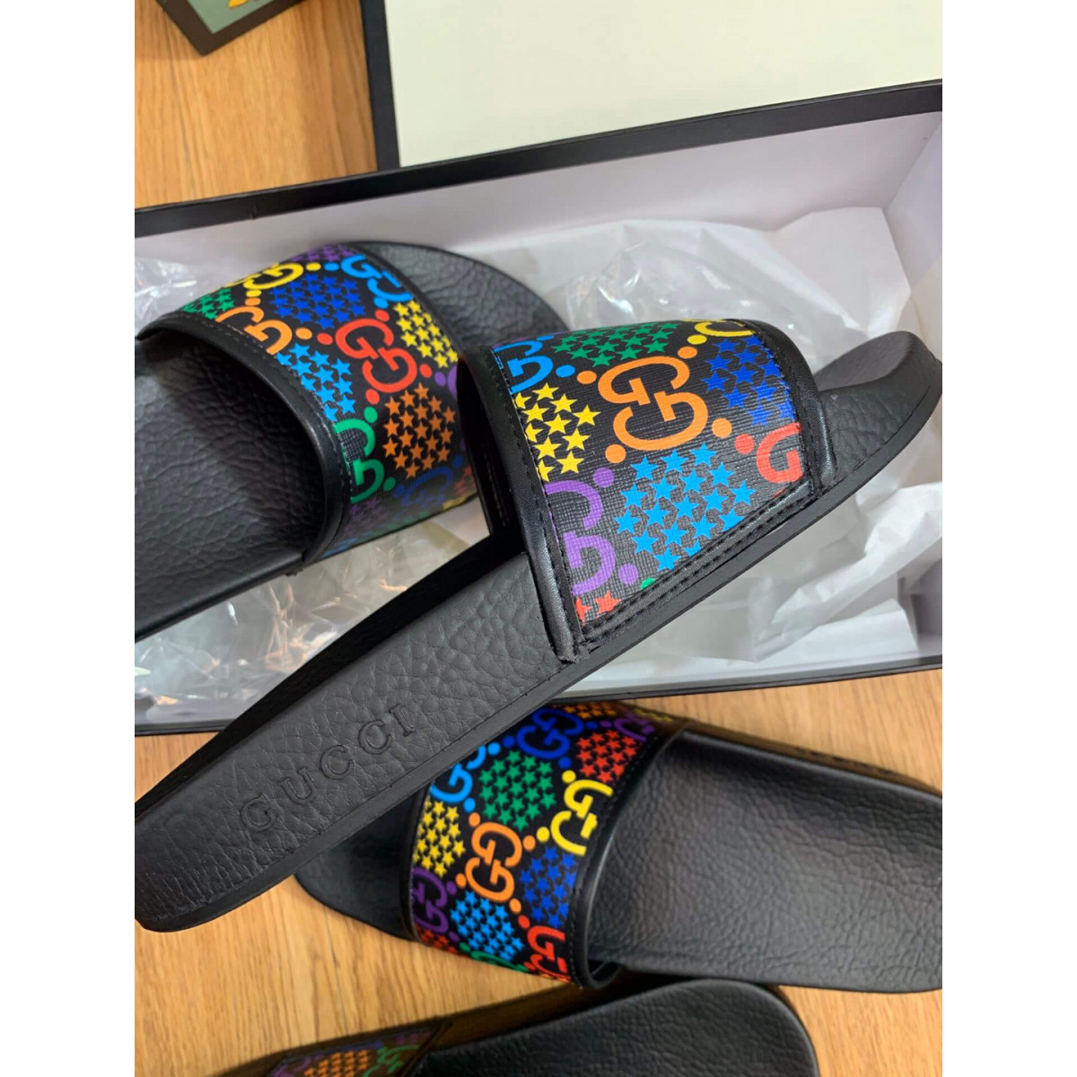 Gucci GG Psychedelic slide 610089