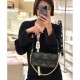 Louis Vuitton Wallet on Chain Ivy Bag M82653 Black Monogram Empreinte With Studs