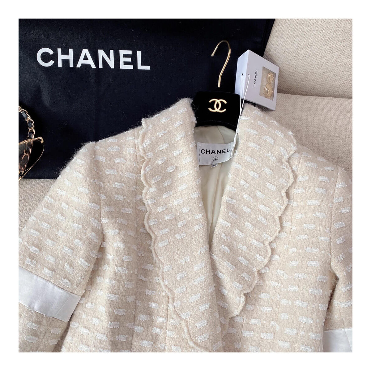 Chanel Wool Tweed Jacket P65277