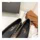 Chanel Grosgrain and Lambskin Chain 4.5cm Heel Ballerinas G35389