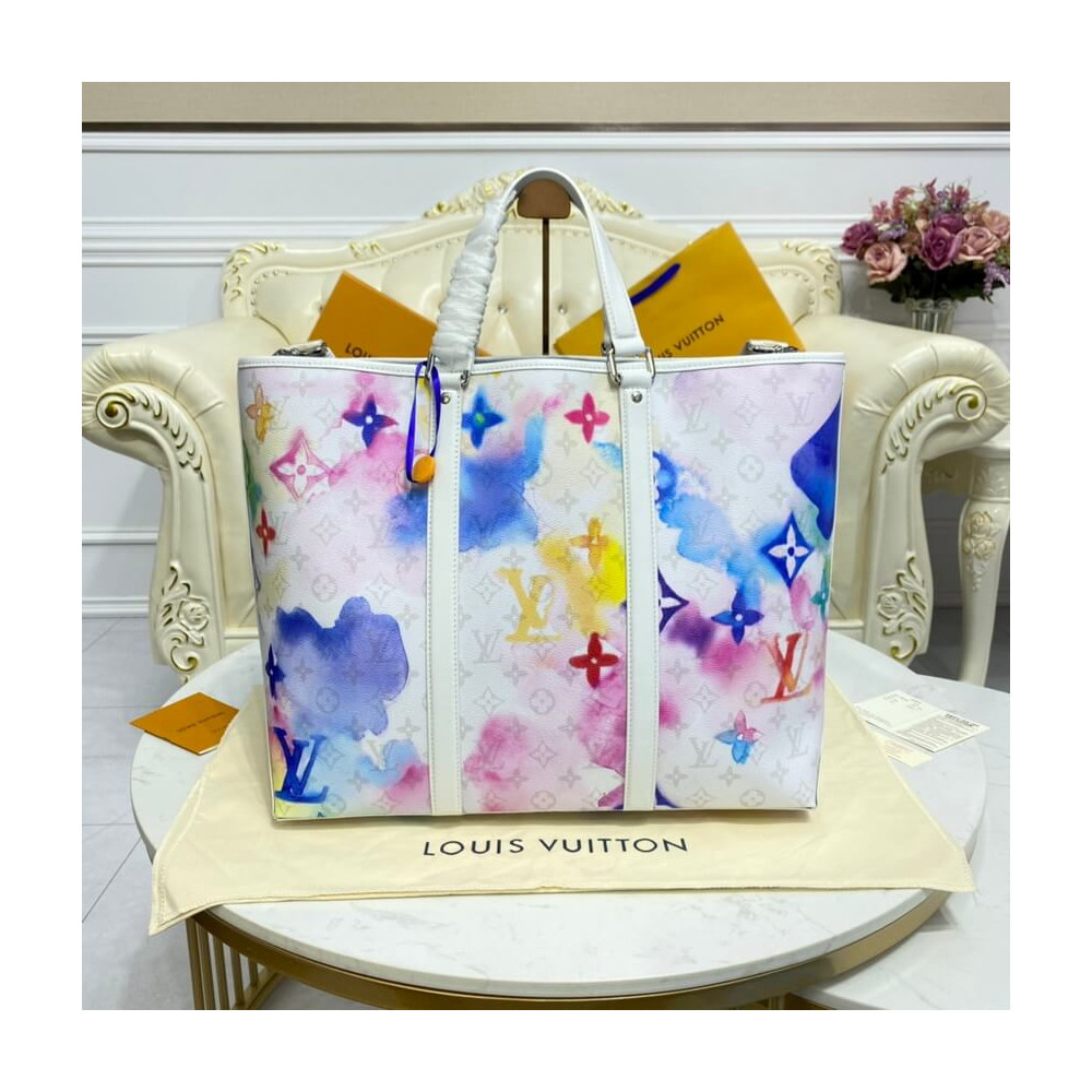 Louis Vuitton Monogram Watercolor Multico New Tote GM M45754