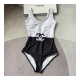 Chanel CC Logo One Piece Swimsuit P62751