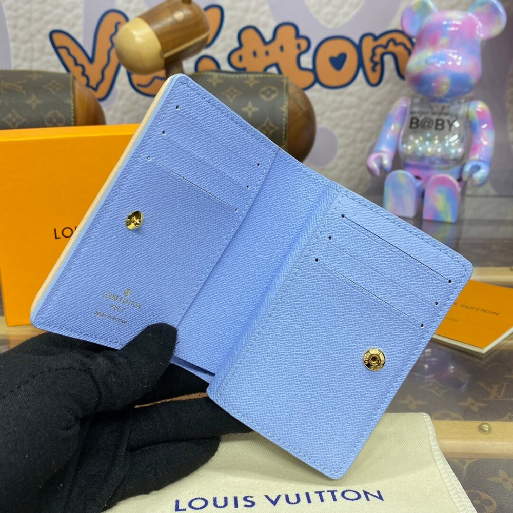 Louis Vuttion Monogram Jacquard Fabric Lou Wallet M83500