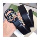 Gucci GG Marmont 40mm Wide Belt 400593 Black