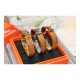 Hermes Narrow Clic H Bracelet In Brown