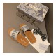 Christian Dior Logo Leather Mule D20602