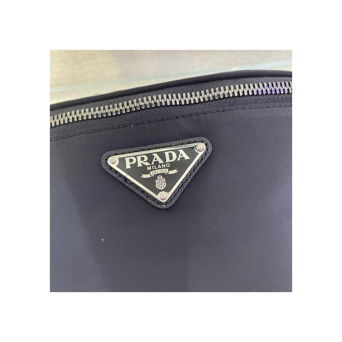 Prada Nylon and Saffiano Leather Belt Bag 2VL033