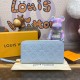 Louis Vuitton Monogram Empreinte Zippy Wallet M83225 Blue Hour