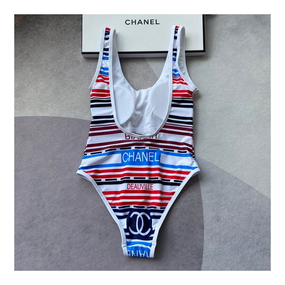 Chanel Colorful One Piece Swimsuit P62752