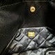 Chanel 22 Bag Handbag Black Shiny Calfskin AS4486