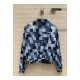 Louis Vuitton Denim Monogram Check Jacket 1A62FC