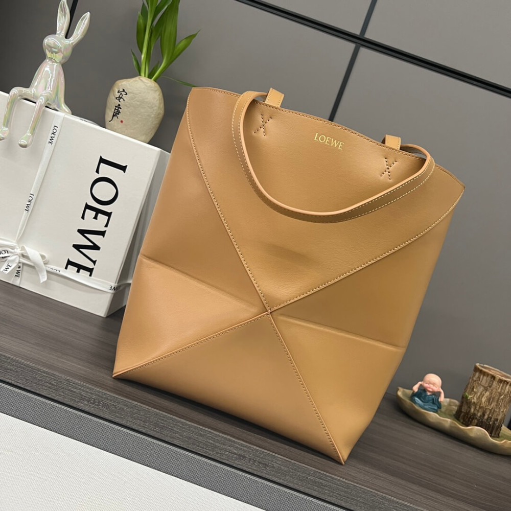 Loewe Puzzle Fold Medium Leather Tote Bag