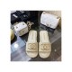 Chanel CC Logo Cord Mules G36923